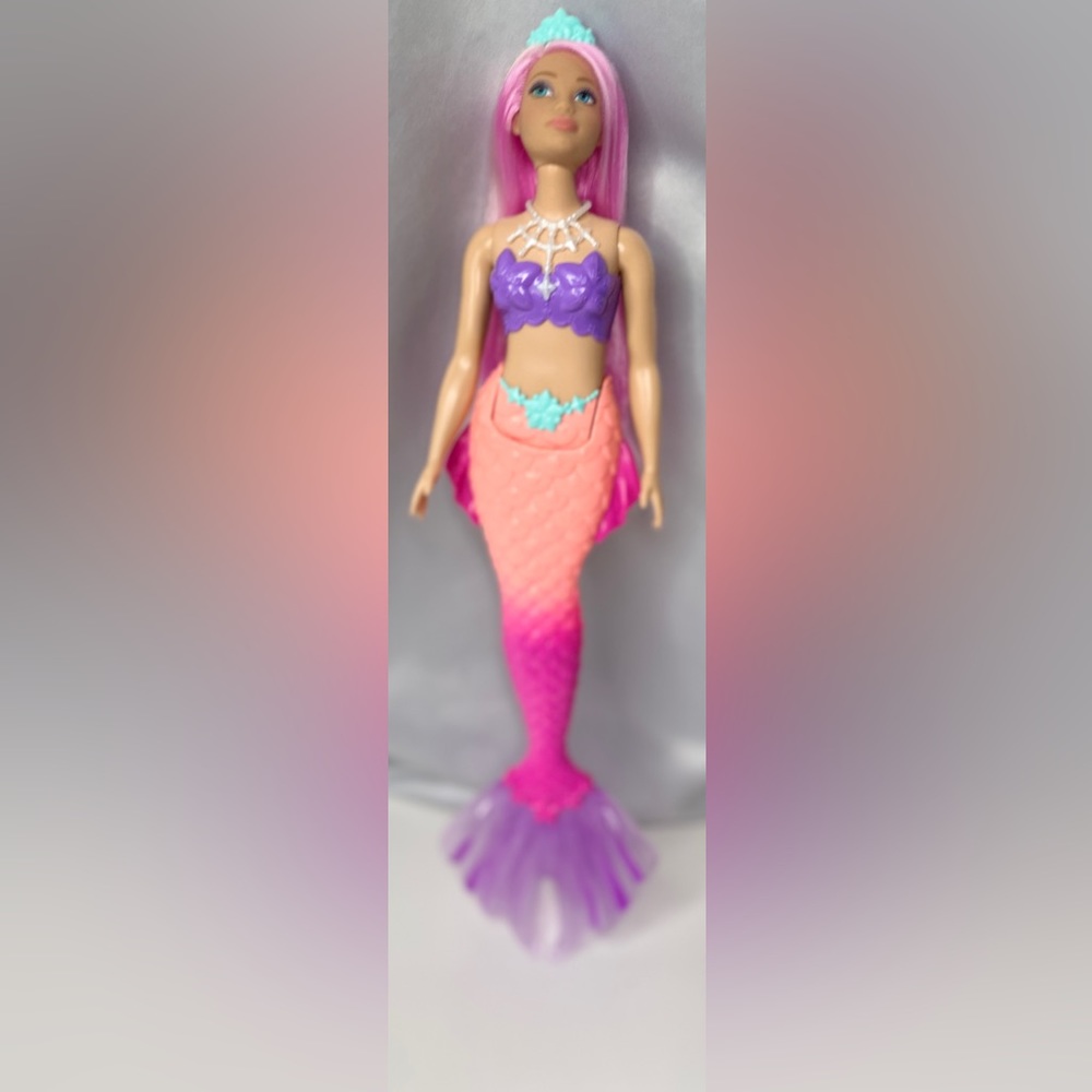 Barbie Dreamtopia Mermaid Doll with Pink Mermaid Tail Toy for Kids